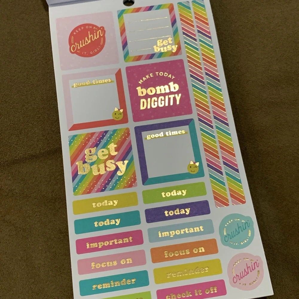 New Happy Planner Sticker Book - Horizontal Layout - Conception